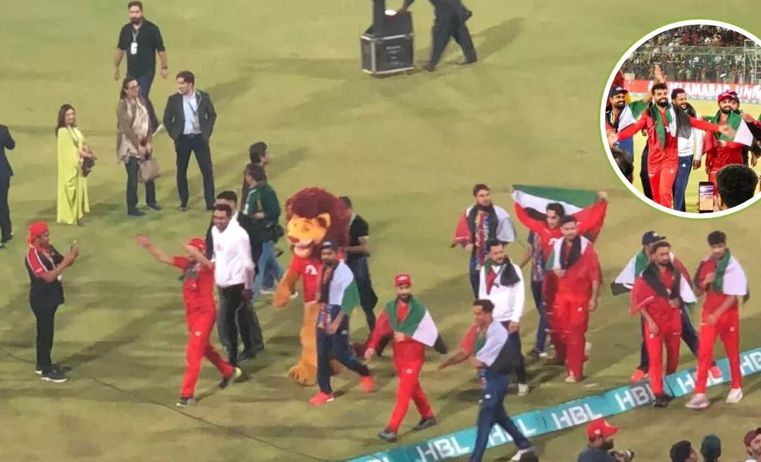 WATCH: Islamabad United players wave Palestine flags post PSL 2024 final win; video goes viral