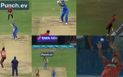 IPL 2024 [WATCH]: Mayank Agarwal makes an unbelievable aerial effort to stop Hardik Pandya’s six during SRH vs MI clash