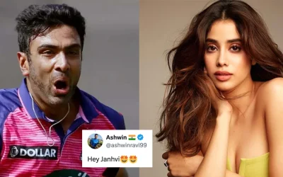 IPL 2024: Ravichandran Ashwin engages in a hilarious banter with Janhvi Kapoor parody; leaves fans in spits