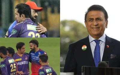 Sunil Gavaskar comes up with a massive comment on Virat Kohli and Gautam Gambhir hug during IPL 2024