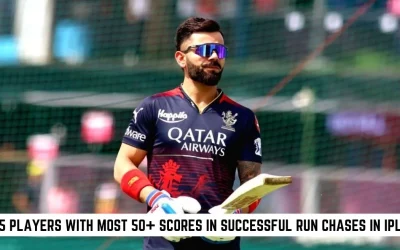 Top 5 players with most 50+ scores in successful run chases in the IPL history