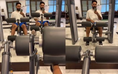 नेट्स पर कड़ा अभ्यास करने के बाद, GYM में भी काफी मेहनत कर रहे हैं इन दिनों Rishabh Pant