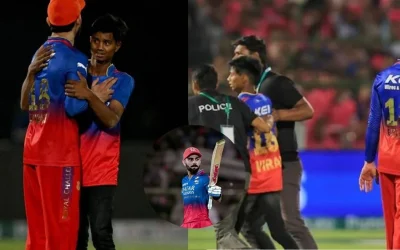 IPL 2024: Pitch invader breaches security to hug Virat Kohli during RR vs RCB game, video goes viral