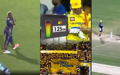 IPL 2024: Video of Andre Russell covering his ears amidst loud cheers for MS Dhoni goes viral