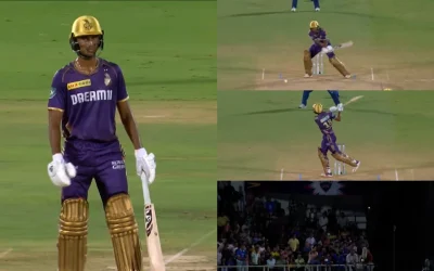 IPL 2024 [WATCH]: Angkrish Raghuvanshi’s audacious reverse-hit six in DC vs KKR clash leaves everyone stunned