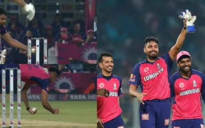 WATCH: Avesh Khan’s “gloves” celebration after taking a stunning catch to dismiss Phil Salt in KKR vs RR clash | IPL 2024