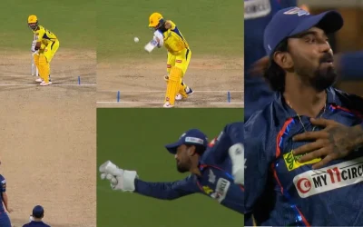 WATCH: KL Rahul plucks a gravity-defying catch to dismiss Ajinkya Rahane in the CSK vs LSG match | IPL 2024