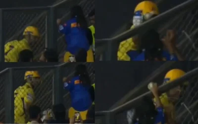 WATCH: MS Dhoni delights a young super fan with match ball after his sparkling cameo | IPL 2024