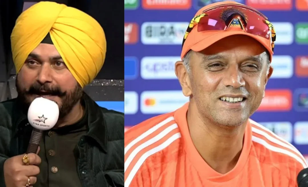 Navjot Singh Sidhu gives success mantra to Rahul Dravid ahead of T20 World Cup