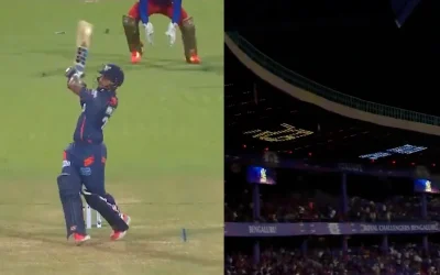 WATCH: Nicholas Pooran sends the ball into orbit during RCB vs LSG clash at IPL 2024