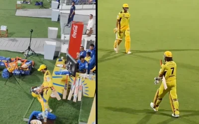 WATCH: Ravindra Jadeja amuses CSK fans by stepping out to bat before MS Dhoni | IPL 2024