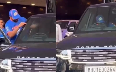 IPL 2024 [WATCH]: Rohit Sharma rolls up in his Range Rover with a ‘unique number plate’