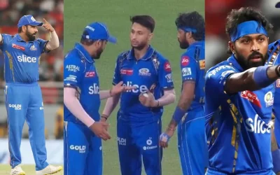 WATCH: Akash Madhwal ignores Hardik Pandya and seeks Rohit Sharma’s advice before stealing victory for MI