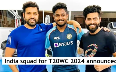 BCCI announces India squad for T20 World Cup 2024; Sanju Samson replaces KL Rahul