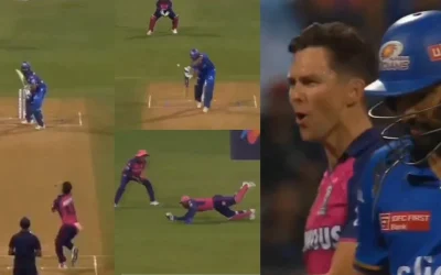 IPL 2024 [WATCH]: Trent Boult stuns Wankhede after dismissing Rohit Sharma for a golden duck in MI vs RR clash