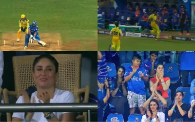 IPL 2024 [WATCH]: Rohit Sharma’s reverse sweep ignites cheers from Kareena Kapoor & Sara Tendulkar