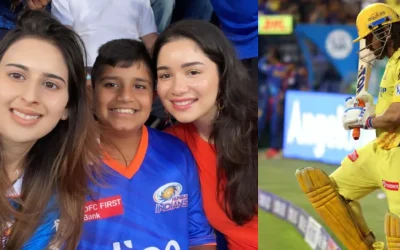 Sara Tendulkar reacts to MS Dhoni’s grand entry at Wankhede | IPL 2024