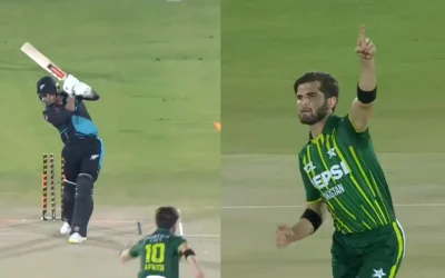 WATCH: Shaheen Afridi castles Tim Robinson with a ripper in PAK vs NZ 1st T20I