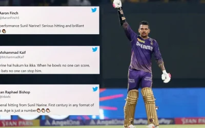 Twitter erupts as Sunil Narine hits maiden T20 century in KKR vs RR clash at IPL 2024