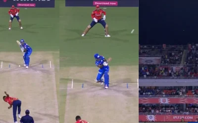 WATCH: Suryakumar Yadav hits unorthodox six during PBKS vs MI clash at IPL 2024