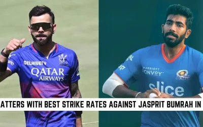 Top 5 batters with best strike rates against Jasprit Bumrah in the IPL