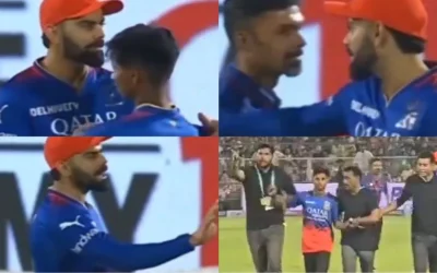 IPL 2024 [WATCH]: Virat Kohli urges security officials to deal with the pitch-invader gently