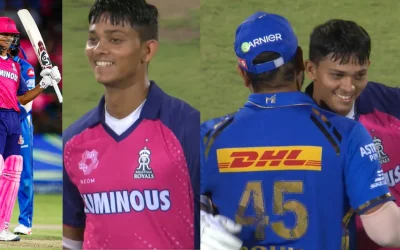 IPL 2024 [WATCH]: Rohit Sharma hails Yashasvi Jaiswal’s comeback hundred with a warm hug