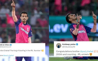 Cricket fraternity showers praises as Yuzvendra Chahal breaches the historic 200 wicket landmark during RR vs MI clash | IPL 2024