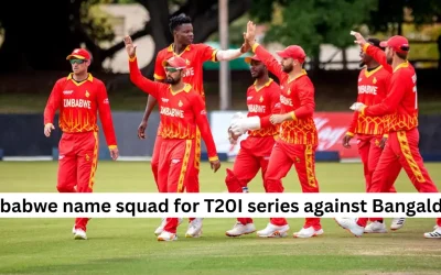 Zimbabwe Cricket announces squad for the T20I series against Bangladesh