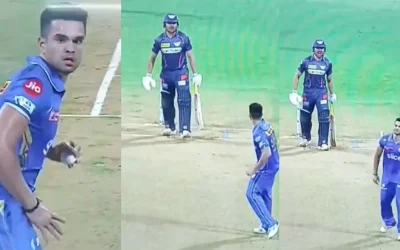 WATCH: Arjun Tendulkar gives a death stare to Marcus Stoinis during MI vs LSG clash | IPL 2024