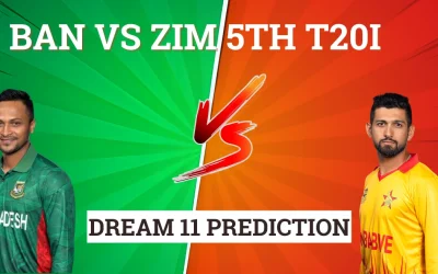 BAN vs ZIM 2024, 5th T20I: Match Prediction, Dream11 Team, Fantasy Tips & Pitch Report | Bangladesh vs Zimbabwe