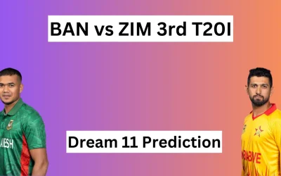 BAN vs ZIM 2024, 3rd T20I: Match Prediction, Dream11 Team, Fantasy Tips & Pitch Report | Bangladesh vs Zimbabwe