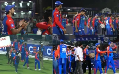 WATCH: Rishabh Pant and other DC players take a lap of honour in the final game at Arun Jaitley Stadium | IPL 2024