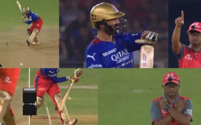 IPL 2024 [WATCH]: Controversy erupts after Dinesh Karthik given ‘Not out’ by third umpire in RR vs RCB Eliminator