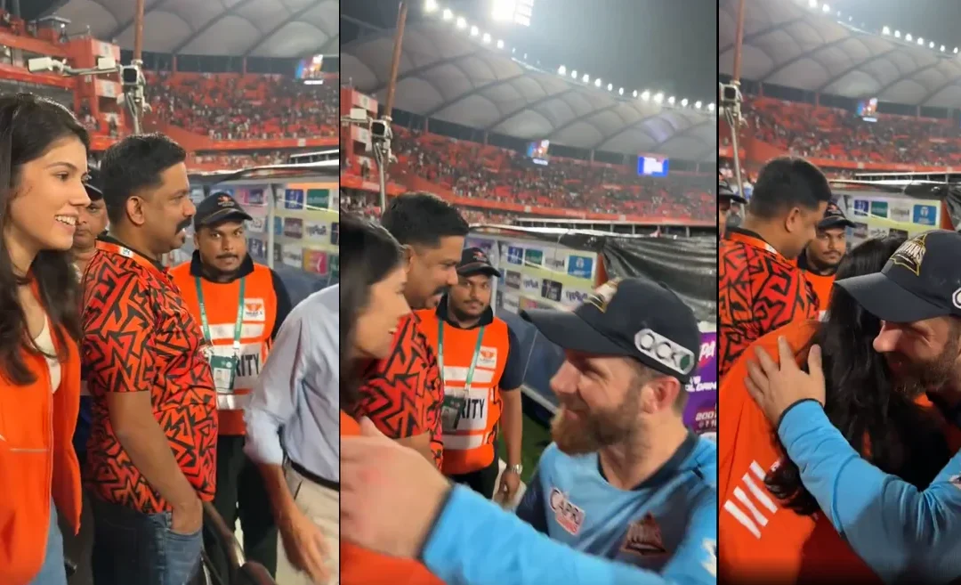IPL 2024: Kane Williamson hugs former ‘boss’ Kavya Maran after SRH vs GT washout; video goes viral