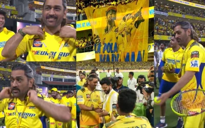 IPL 2024 [WATCH]: MS Dhoni leads CSK’s victory lap at Chepauk after win over RR; Suresh Raina also joins