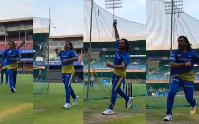 IPL 2024 [WATCH]: MS Dhoni exhibits his bowling avatar ahead of crucial RCB vs CSK match