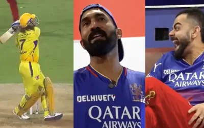 IPL 2024: Virat Kohli reacts hilariously as Dinesh Karthik credits MS Dhoni’s 110m six for RCB’s win over CSK