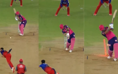 IPL 2024 [WATCH]: Mohammed Siraj cleans up Riyan Parag with a brilliant in-swinger in RR vs RCB match