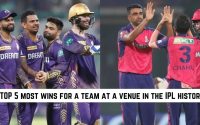 Top 5: Most wins for a team at a venue in the IPL history