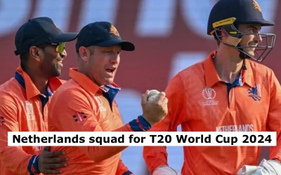 Netherlands make notable omissions in their 15-man T20 World Cup 2024