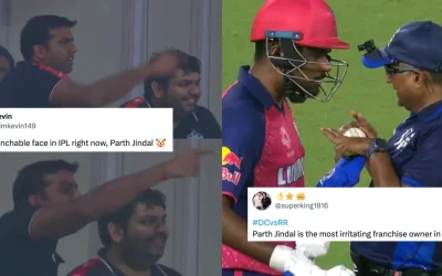 IPL 2024: Netizens slam Parth Jindal for his animated ‘Out hai’ reaction over Sanju Samson | DC vs RR