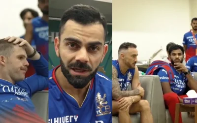 IPL 2024 [WATCH]: Heart-wrenching scenes unfold in the RCB dressing room following their exit from the tournament