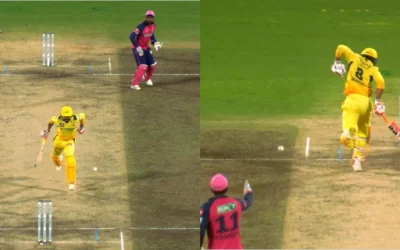 CSK vs RR: Ravindra Jadeja given out obstructing the field | IPL 2024