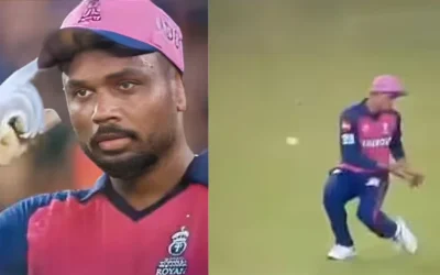 IPL 2024 [WATCH]: Sanju Samson gestures Yashasvi Jaiswal to ‘use the mind’ after his floppy fielding in RR vs RCB match