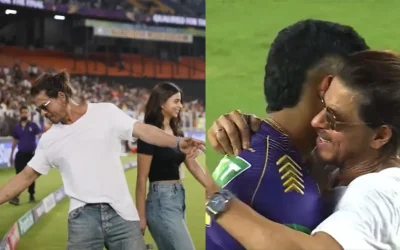 IPL 2024 [WATCH]: Shah Rukh Khan recreates his iconic pose after KKR’s triumphant victory over SRH in the Qualifier 1