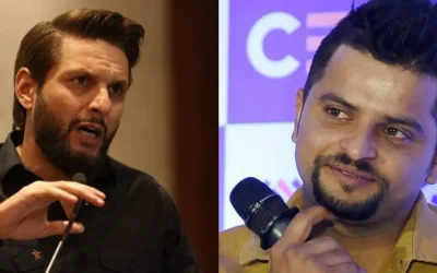 Shahid Afridi and Suresh Raina reconcile after exchanging banter on social media