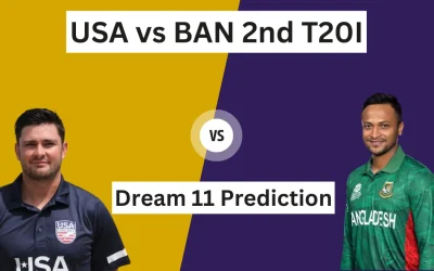 USA vs BAN 2024, 2nd T20I: Match Prediction, Dream11 Team, Fantasy Tips & Pitch Report | USA vs Bangladesh