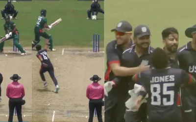 WATCH: History making moment as USA clinch T20I series against Bangladesh