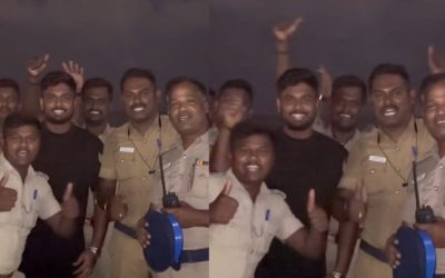 अरे! अरे! क्वालीफायर 2 से पहले ये क्या हुआ, कप्तान Sanju Samson को पुलिस ने घेर लिया